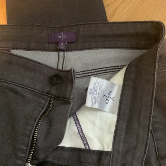 NYDJ gray skinny jeans lift tuck technology - Picture 3 of 4